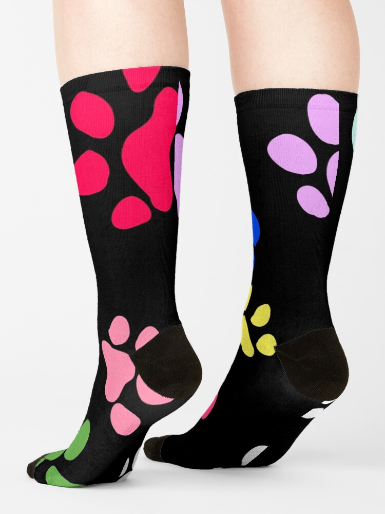 "Paw print, Dog Paw pattern " Socks by bambino12345678 Redbubble