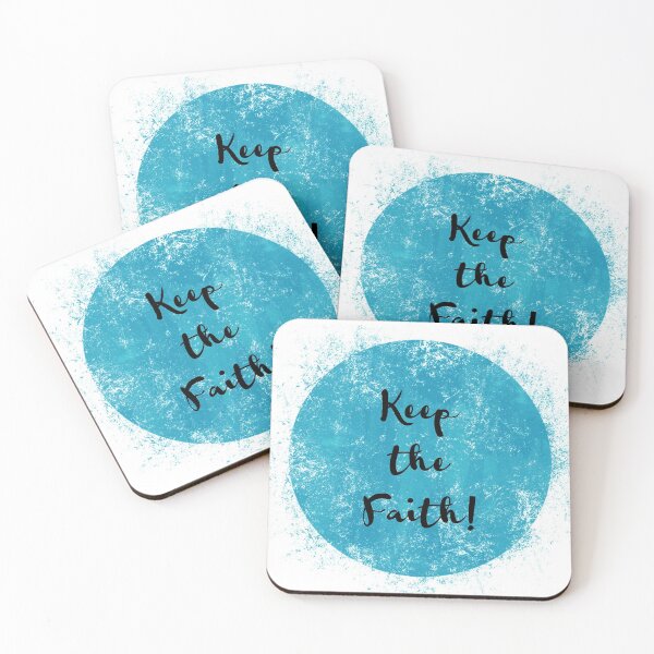 Item preview, Keep the Faith (Blue) designed and sold by Miss Stephanie’s Art Creations.