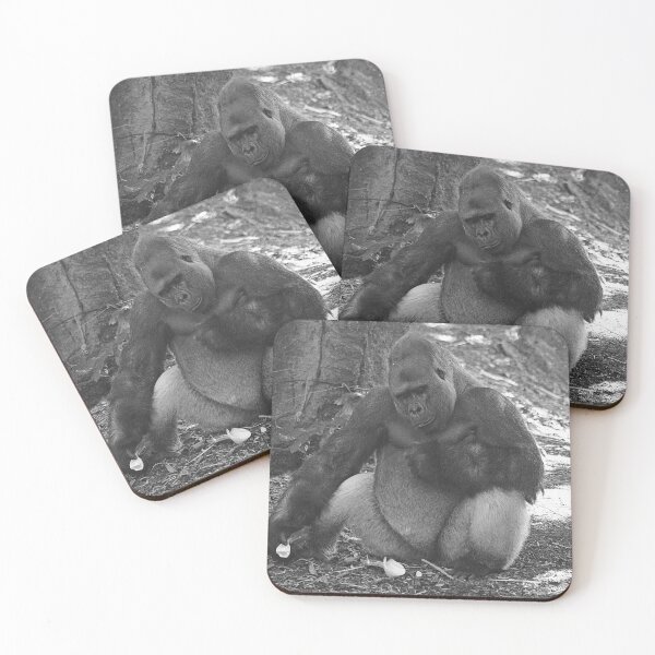 Item preview, Handsome Gorilla in Black and White designed and sold by Jassy046.