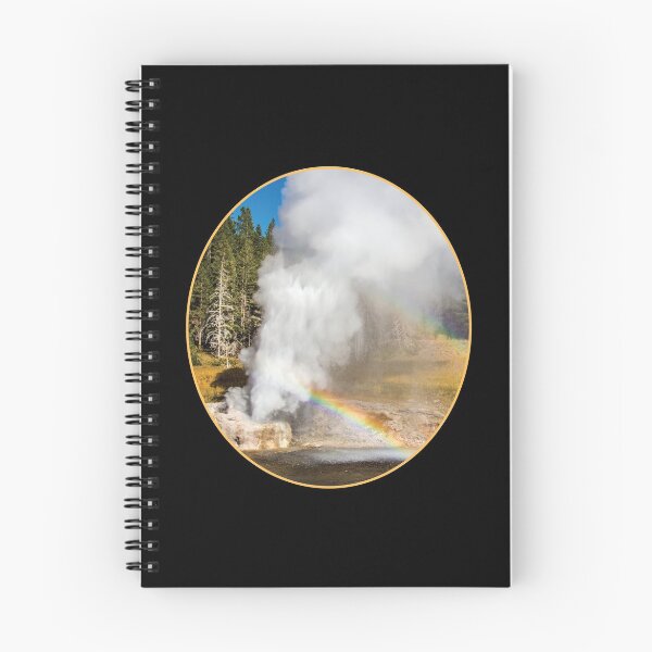 Item preview, RIverside Geyser, Double Rainbow, Upper Geyser Basin, Yellowstone National Park designed and sold by AvocaSpring.