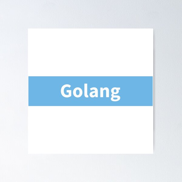 Artikel-Vorschau von Golang, designt und verkauft von leesander.