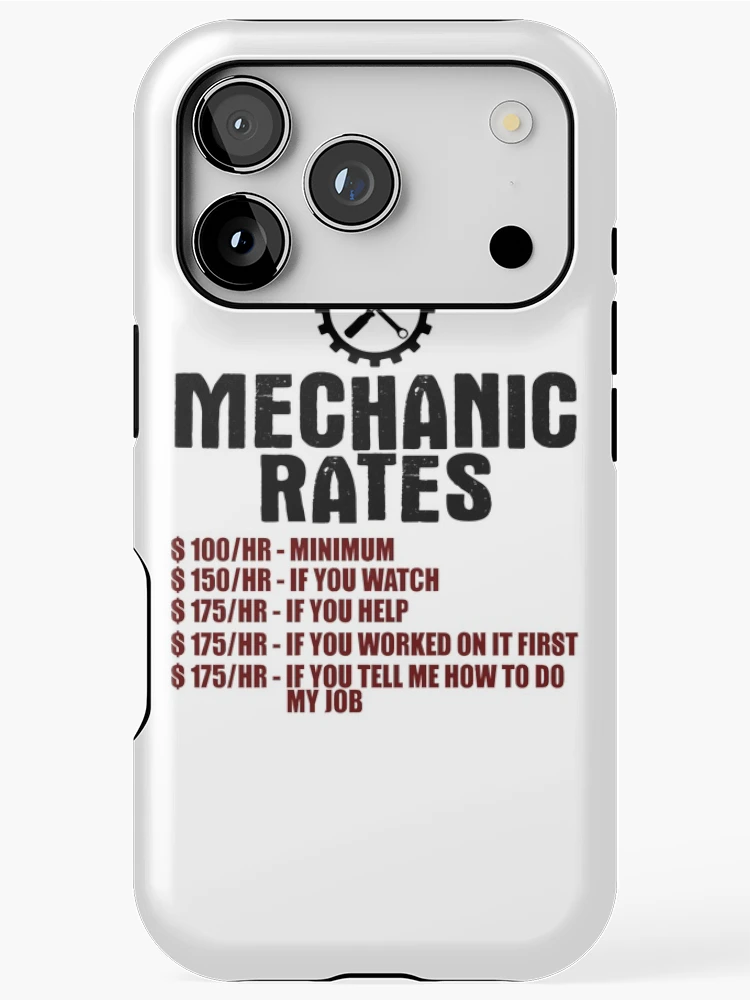 Thumbnail 1 of 4, iPhone Case, Mechanic Rates designed and sold by Visualsplendors.