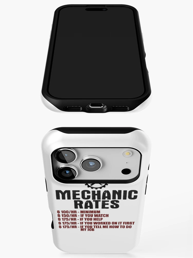 Thumbnail 3 of 4, iPhone Case, Mechanic Rates designed and sold by Visualsplendors.