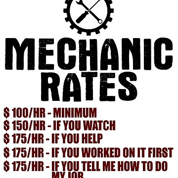 Artwork thumbnail, Mechanic Rates by Visualsplendors