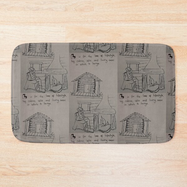 Item preview, L is for Log Cabin designed and sold by rockabilby.