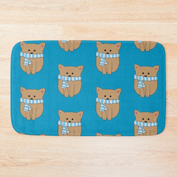Item preview, Kitty in a Striped Scarf designed and sold by alisadesigns.