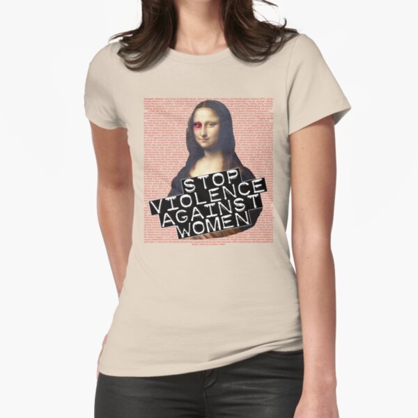 STOP VIOLENCE AGAINST WOMEN Fitted T-Shirt