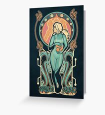 Samus Nouveau Greeting Card