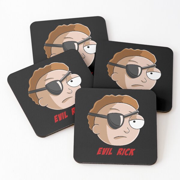 evil Morty Coasters (Set of 4)