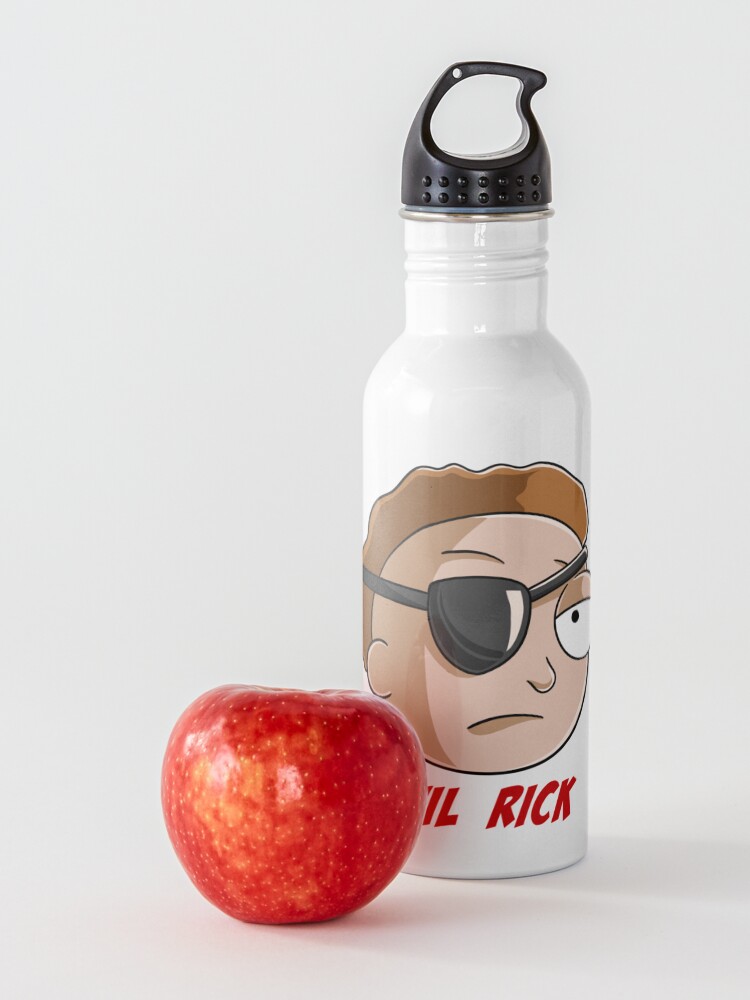 Alternate view of evil Morty Water Bottle