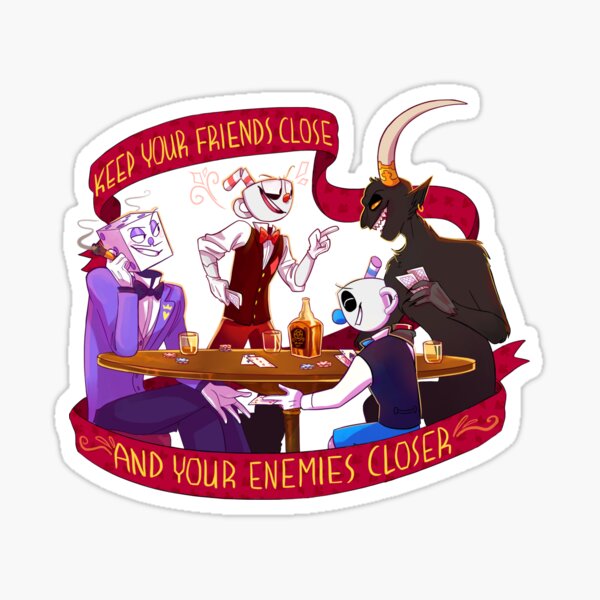 Item preview, Friends Close, Enemies Closer designed and sold by brightgoat.