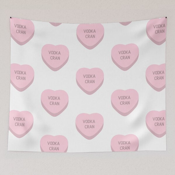 Item preview, Vodka Cran Candy Heart Sticker designed and sold by katrock2020.