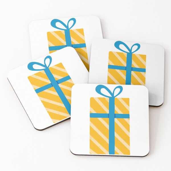 Item preview, Christmas striped orange giftbox  designed and sold by maryannacher.