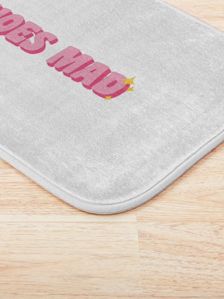 Alternate view of Pink Hoes Mad Sparkles Bath Mat