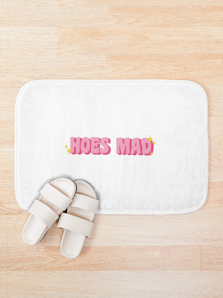 Alternate view of Pink Hoes Mad Sparkles Bath Mat