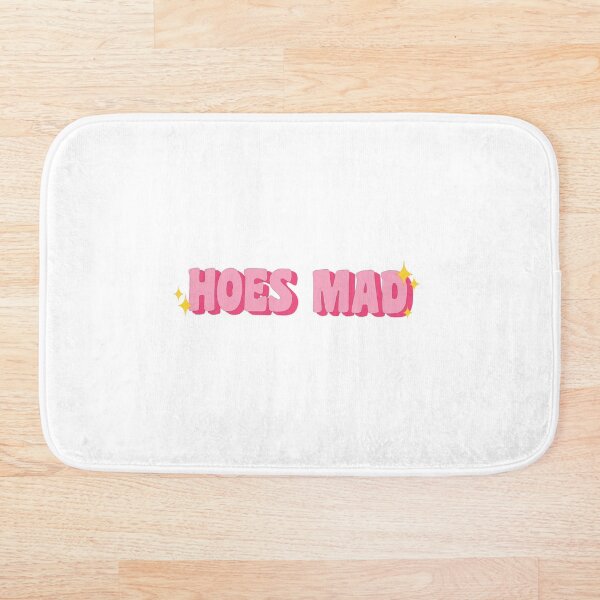 Pink Hoes Mad Sparkles Bath Mat
