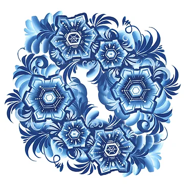 Artwork thumbnail, Snowflakes by irishkalia