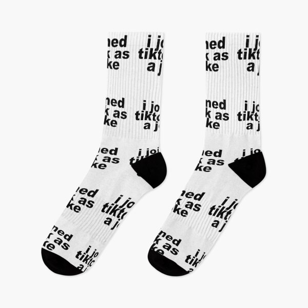 Item preview, i joined tiktok as a joke (black) designed and sold by tayput.
