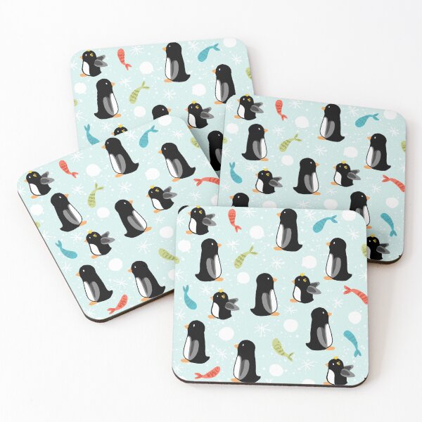 Item preview, Penguins & Fishies designed and sold by ShelbyGrace-Art.