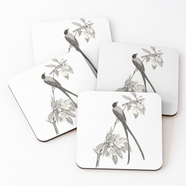 Item preview, Victorian bird on branch  designed and sold by aleyna22.