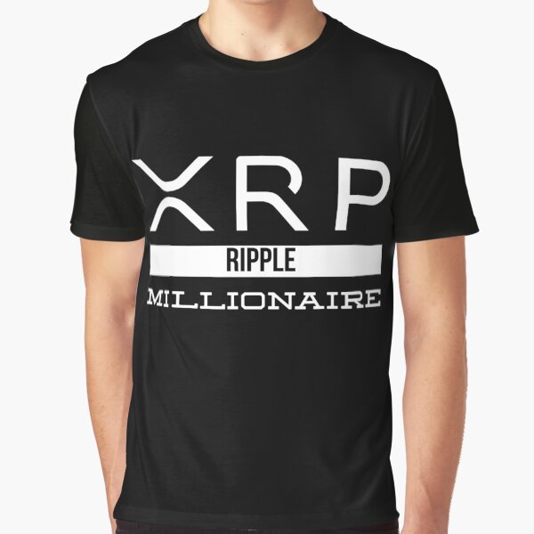 XRP Ripple Millionaire Cryptonaire Cryptocurrency Crypto Graphic T-Shirt