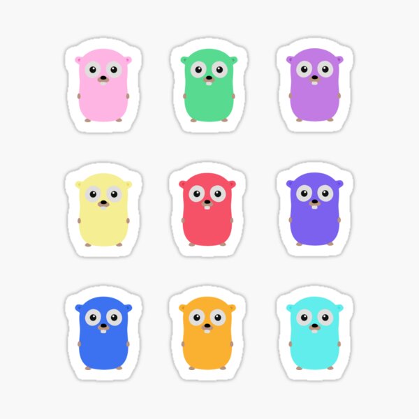 Item preview, golang gopher designed and sold by leesander.
