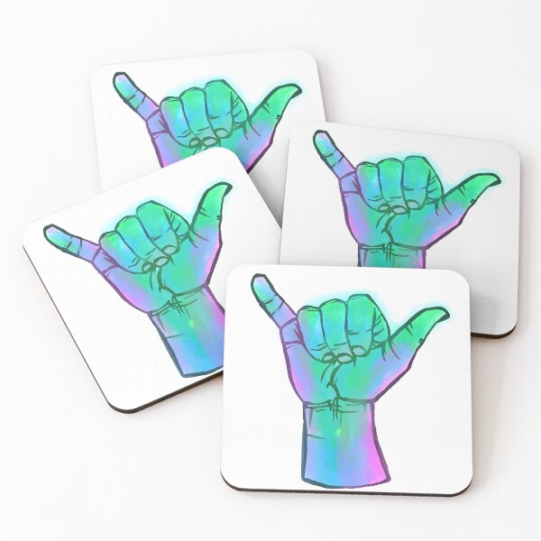 Item preview, Glowing Shaka Hand  designed and sold by AshleighMakes.