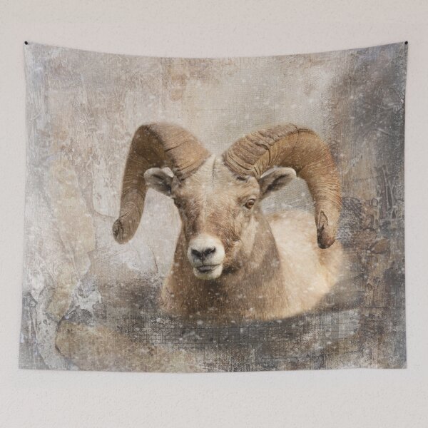 Item preview, Mountain sheep ram, rustic decor designed and sold by montanaartist.