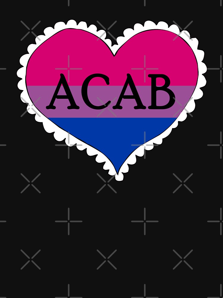 acab bisexual pride flag heart by craftordiy