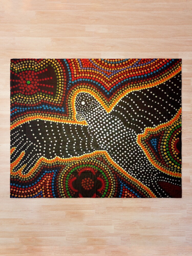 Alternate view of Black cockatoo - dreaming Comforter