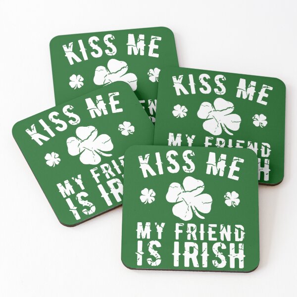 Item preview, Kiss Me My Friend Is Irish Funny St Patrick's Day Gift designed and sold by Dan66.