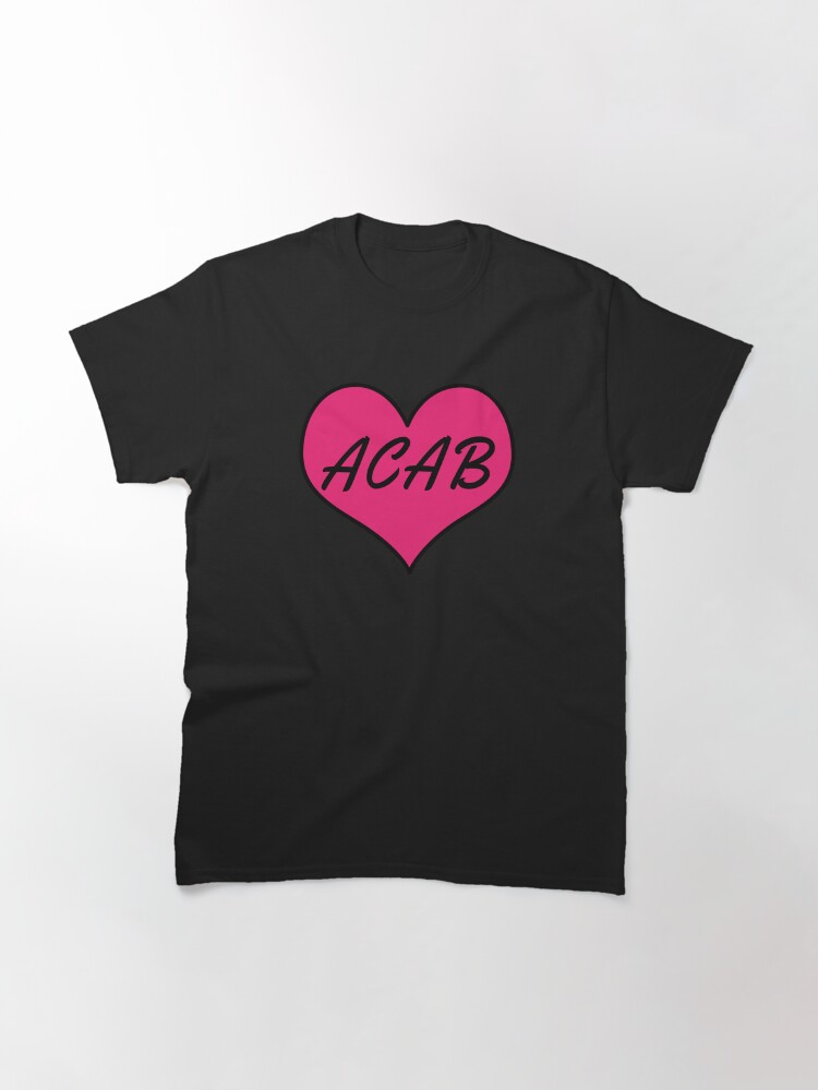 Alternate view of acab heart Classic T-Shirt