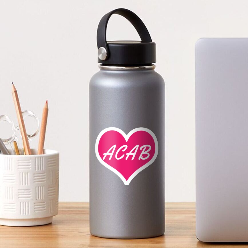 acab heart Sticker