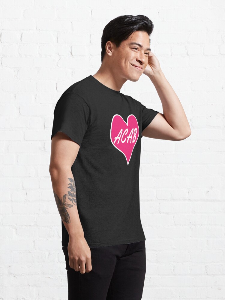 Alternate view of acab heart Classic T-Shirt