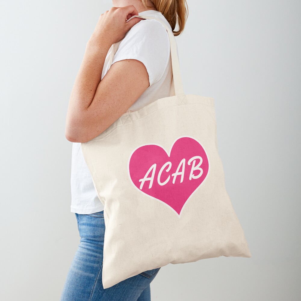 acab heart Tote Bag