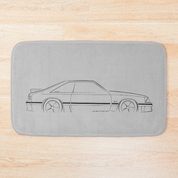 Item preview, Ford Mustang GT (fox body) - profile stencil, black designed and sold by mal-photography.