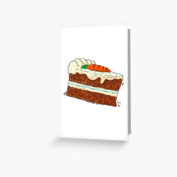 Carrot Cake Greeting Card