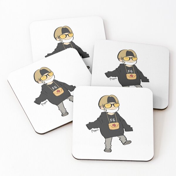 Item preview, Yoongi on bon voyage cute chibi art designed and sold by BtsArmyStuff.