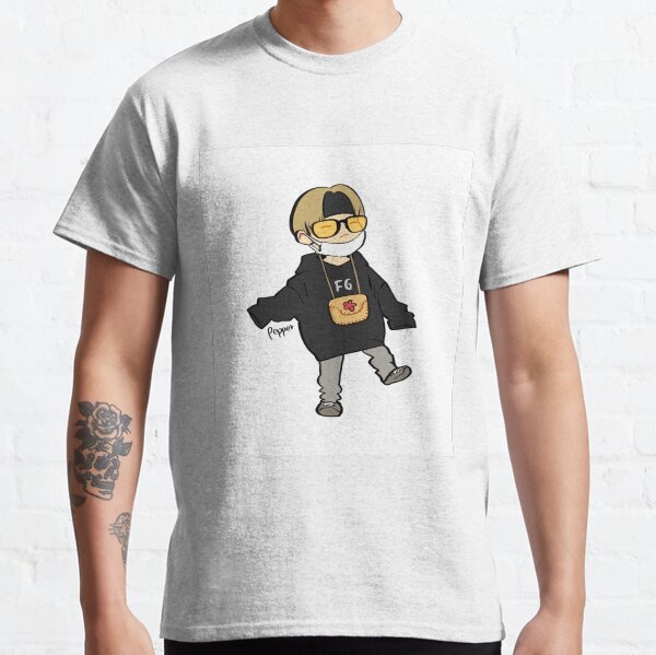 Yoongi on bon voyage cute chibi art Classic T-Shirt