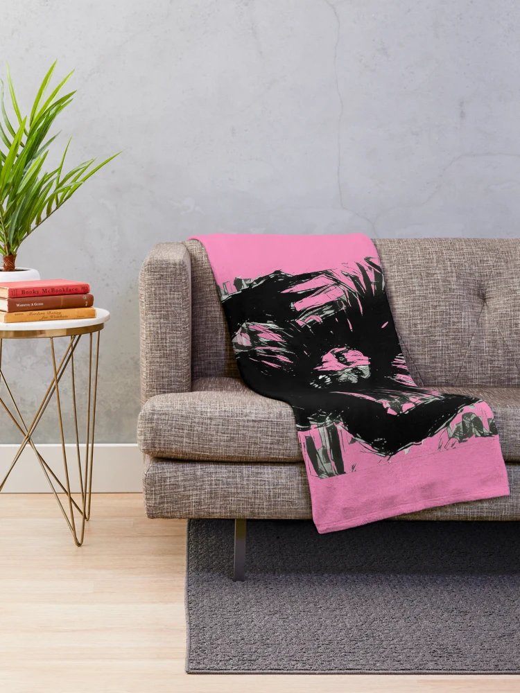 Thumbnail 2 of 6, Throw Blanket, Pretty In Pink Defender designed and sold by JetStreamART.