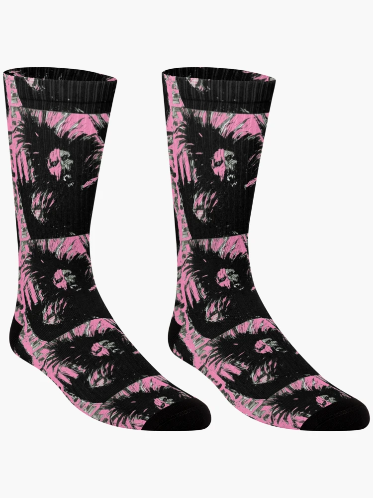 Thumbnail 3 of 5, Socks, Pretty In Pink Defender designed and sold by JetStreamART.