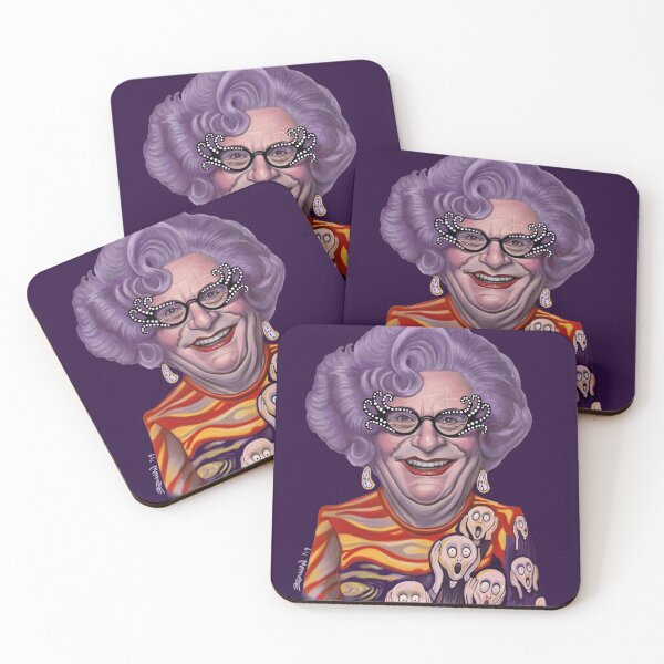 Item preview, Dame Edna Everage "The Scream" Frock by James Brennan designed and sold by dameednaeverage.