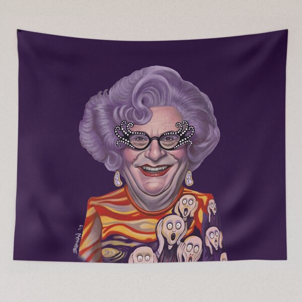 Item preview, Dame Edna Everage "The Scream" Frock by James Brennan designed and sold by dameednaeverage.