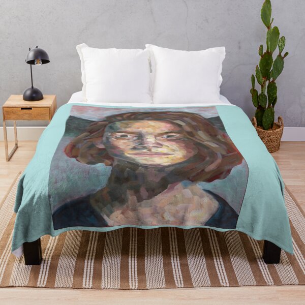 Item preview, Colourful Impressionist Portrait designed and sold by AshleighMakes.