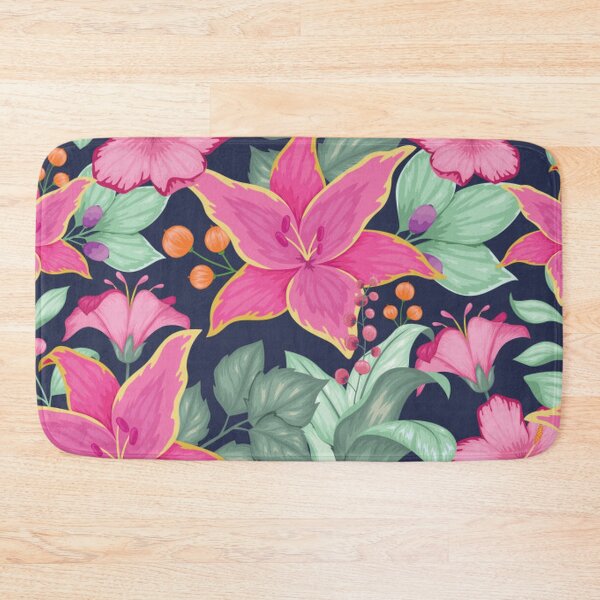 Item preview, Gorgeous Tropical Floral - Pink designed and sold by pugmom4.