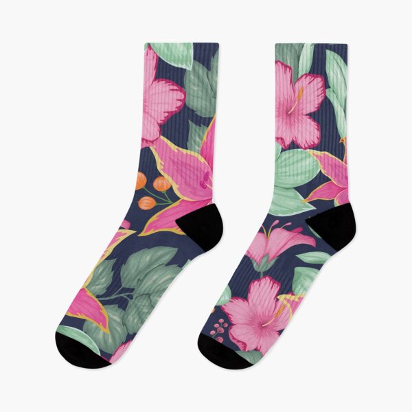 Item preview, Gorgeous Tropical Floral - Pink designed and sold by pugmom4.