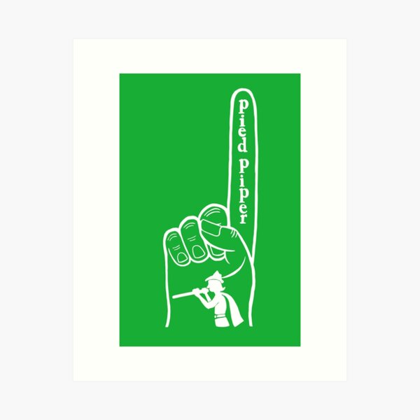 Pied Piper Foam Finger Art Print