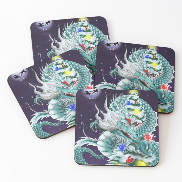 Artikelvorschau, Weihnachten Santa Chinese Dragon entworfen und verkauft von ArtofFD.