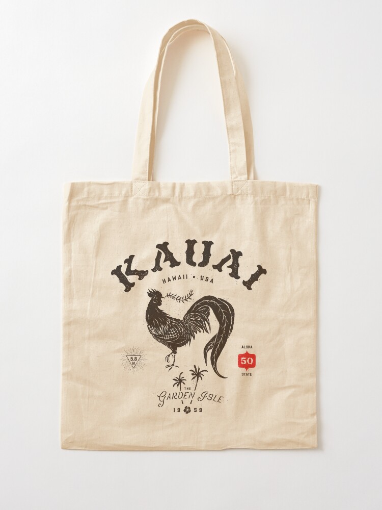 Vintage Kauai Garden Isle Aloha State With Chicken T-Shirt