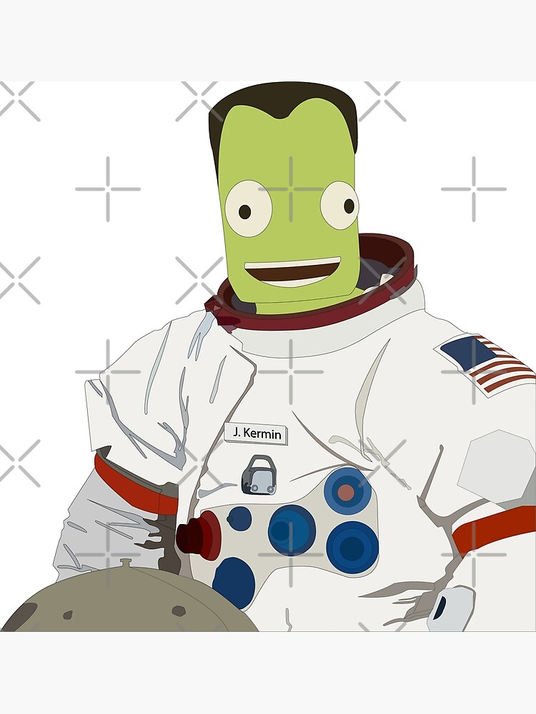 "Jebediah Kerman Kerbal Space Program" Canvas Print for Sale by ...